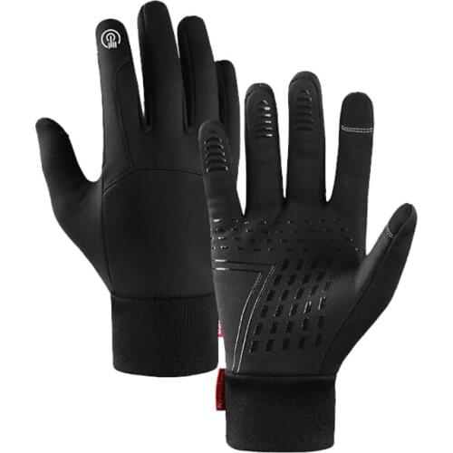 Touch Screen Cycling Gloves Waterptoof Full Fiinger Mountain Bike Bicycle Golves for Winter Outdoor Hiking Fishing Accessories