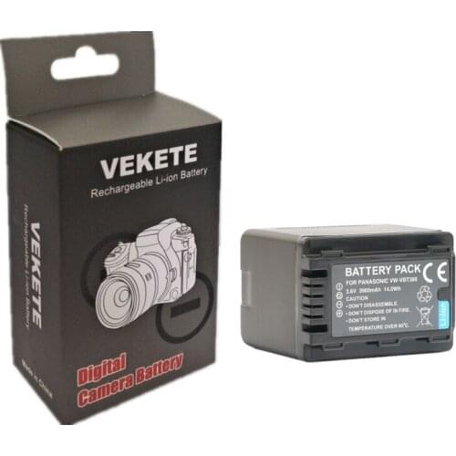 VW-VBT380 VBT380 VW-VBT190 VBT190 Battery for Panasonic HC-V110, HC-V130, HC-V160, HC-V180, HC-V201, HC-V250,HC-V260