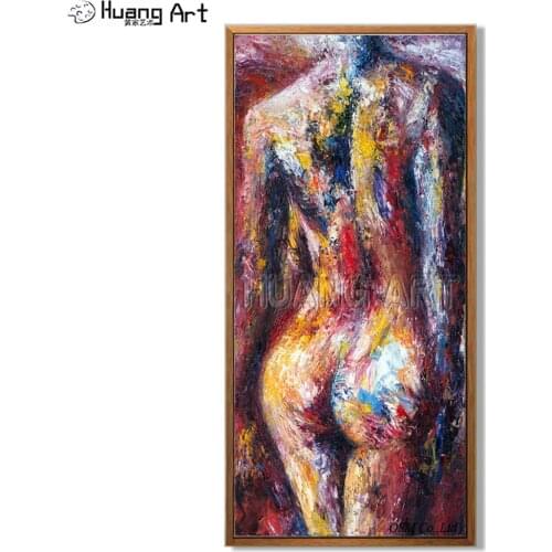 High Skills Artist Hand-painted High Quality Nude Canvas Painting For Wall Decorative Modern Sexy Body Figure Oil Painting