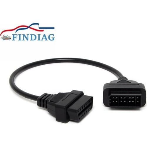 High Quality OBD2 Connector For Nissan 14 Pin-16 Pin OBD OBDII Adapter 14Pin Car Diagnostic Converter Tool