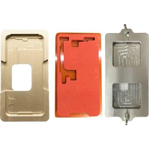 Iphone X Screen Cover Plate Stents Repair Positioning Mould Pressure Rubber Gasket LCD Lamination Mould Screen Locate Mold