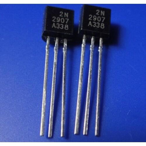 100pcs 2N2907 PNP 60V 0.6A TO-92 + 100pcs 2N2222 NPN 40V 0.8A TO-92 2N2907A 2N2222A Total 200pcs