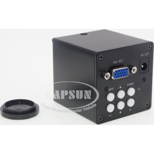 1080P 2MP 45FPS(max) HD VGA C CS Mount Digital Industry Industrial Microscope Video Camera Lens Ring Light