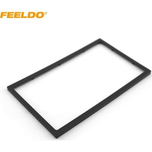 FEELDO 1Pc 2Din Car Radio Stereo Fascia Panel Frame Adapter Fitting Kit For Volkswagen Passat(B5)/Jetta/Bora/Golf4/Polo/Lupo