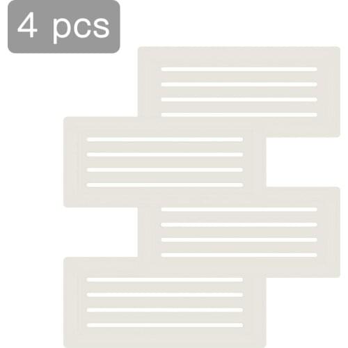 4pcs Non-slip Stair Tread Tape Luminous PVC Mat In Stair Car Glowed In The Dark