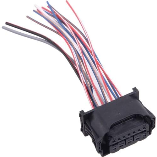 61132359991 Car 12 Pin Headlight Plug Wiring Harness Pigtail Connector Fit For BMW F01 F02 E63 E64 E90