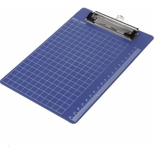 AU42 - Pad Clip Holder Folder Plastic Clipboard Blue Purple for paper A5