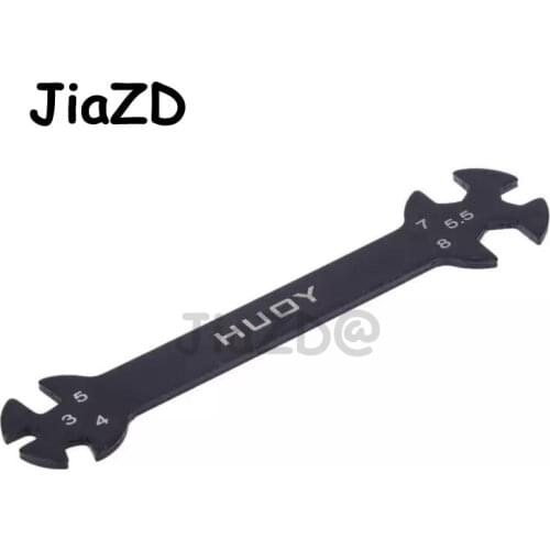 Free Shipping 1 Pcs RC Hudy Special Tool Wrench 3 / 4 / 5 / 5.5 / 7 / 8MM for Turnbuckles & Nuts 181090 Repair Hobby Model Car