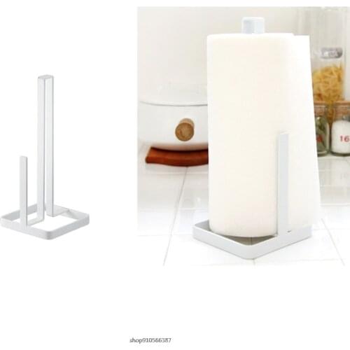 FreeShip Metal Kitchen Roll Paper Towel Holder Bathroom Tissue Stand Vertical Napkin Rack Home Storage Accessories 21 wholesales
