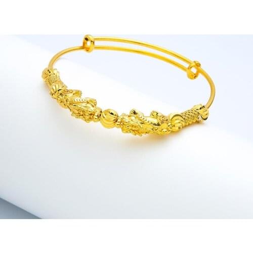 Brave Troops Bangle Adjustable Lucky Transfer Bangle Bracelet Jewelry Ornaments For Women Pixiu B9Y6