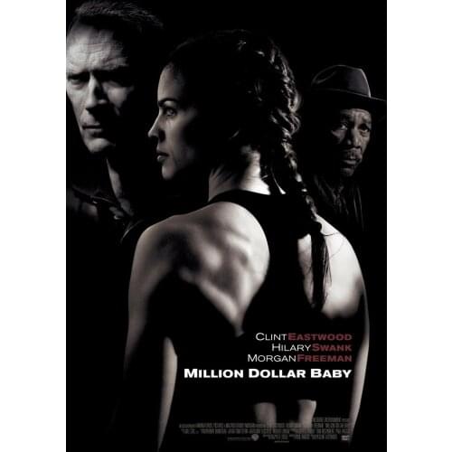 MILLION DOLLAR BABY MOVIE Art print Silk poster Home Wall Decor