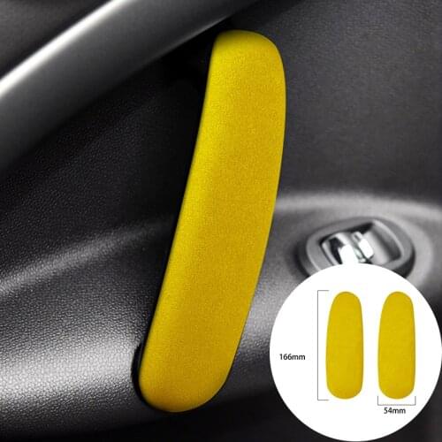 For BMW MINI R60 R61 2011-2016 Alcantara Suede Wrap Car Door Handles Panel Strip Cover Car Trim Stickers Internal Accessories