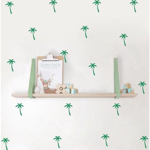 Little Vinyl Palm Tree Decals wall sticker Kids Room decor Palm Trees decoration diy wall Art 20pcs/set