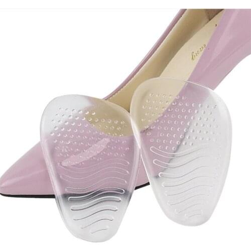 Wavy Gel Orthopedic Insoles Massage Self-Adhesive Flatfoot Corrector Arch Support Orthotic Shoe Pads Forefoot High Heel Pads