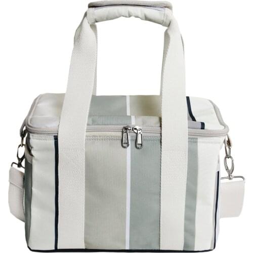 Portable Lunch Bag New Thermal Insulated Lunch Box Tote Cooler Handbag Bento Pouch Dinner Container School Food Storage Bags