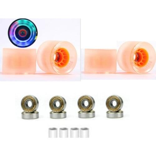 70 * 51mm Professional Skateboard Street Wheel Road Wheel Long Version Dance Board Wheel Skateboard Accessories Wheel High Elast