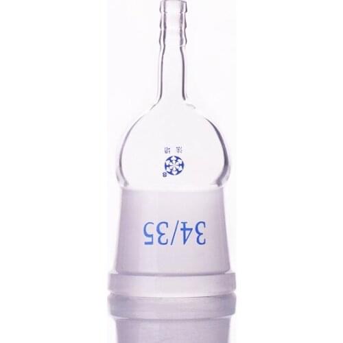 Straight suction connector,Internal grinding,Female 34/35,Straight head grinding,Straight tube grinding