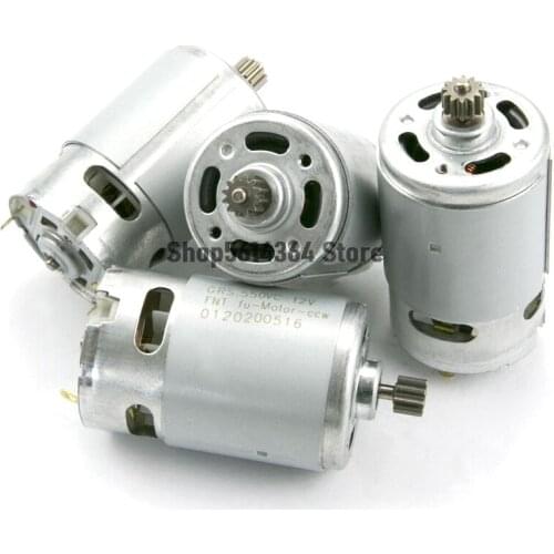RS550 Motor 12Teeth 9Teeth 10.8V12V16.8V18V21V Gear 3mmShaft For Cordless Charge Drill Screwdriver