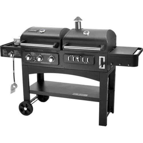 Supper quality outdoor gas and charcoal BBQ grill ,double BBQ grill