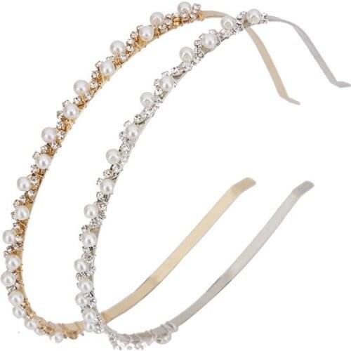 Wedding Accessories Hair Bands Beaded Rhinestone Bridal Headdress Photography Fashion Hair Accessories Sweet Wild Hair Bands