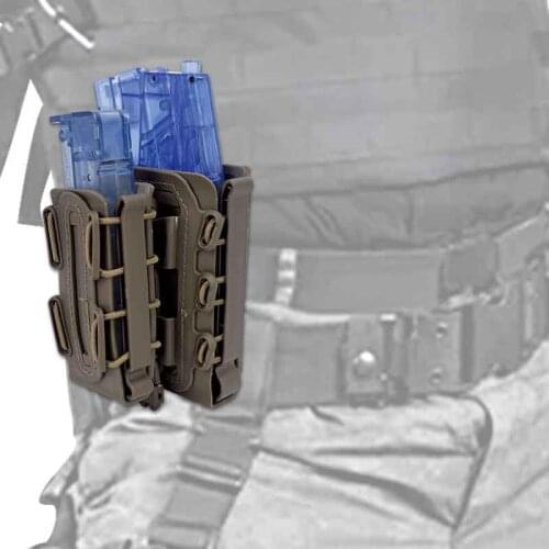 9mm Tactical Magazine Pouches Molle Airsoft Hunting Mag Pouch Army Shooting Pistol Rifle Accessories G17/G18/1911/45ACP