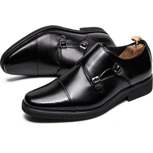 Oxford Mens Dress Shoes Formal Business Lace-up Full Grain Leather Minimalist Shoes for Men men dress shoes