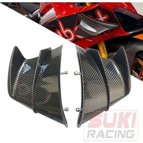 Universal Aerodynamic Winglets ABS Plastic Winglet Fairing Wing Motorcycle Accessories For YAMAHA KAWASAKI SUZUKI DUCATI