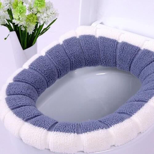 Universal Warm Soft Washable Toilet Seat Cover Mat Set for Home Decor Closestool Mat Seat Case Toilet Lid Cover Accessories