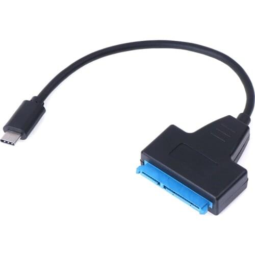 USB 3.1 Type C SATA Cable Converter Male To 2.5'' HDD SSD Drive Wire Adapter Wired Convert USB3.1 SATA3 22Pin Cable For Computer