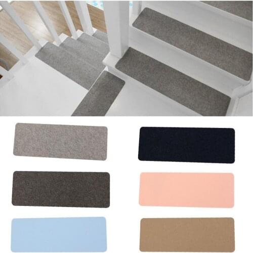 1PC 75x20cm Non-slip Stair Carpet Mat Reusable Washable For Kitchen Stairway Soft Living Doormat Floor Rug Pads Mat DIY Roo X1Y2