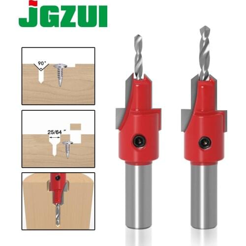 1pcs 10mm Shank HSS Woodworking Countersink Router Bit Set Screw Extractor Remon Demolition for Wood Milling Cutter