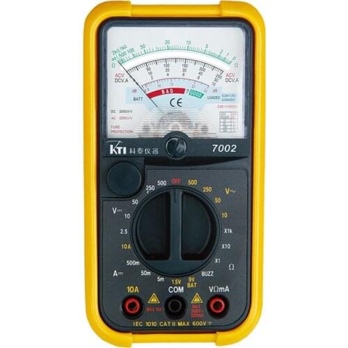 KTI KT7002 Analog Multimeter, 7 function 20 range