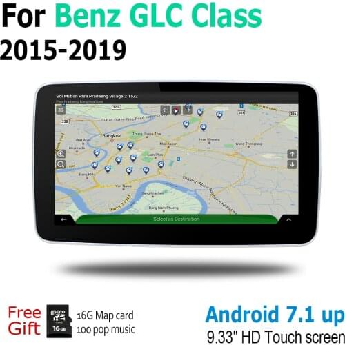 Android screen For Mercedes Benz GLC Class 2015~2019 NTG touch display GPS Navigation radio stereo head unit multimedia player