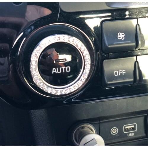 Car accessories one button start decorative ring hand-set crystal sticker for BMW M5 M2 X6 M6 640i 640d 335d M1 M-Zero 545i