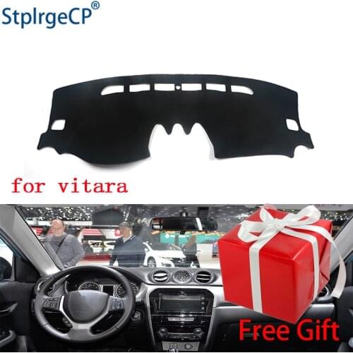 For Suzuki Vitara 4th 2015 2016-2018 dashboard mat Protective pad Shade Cushion Pad interior sticker car styling accessories