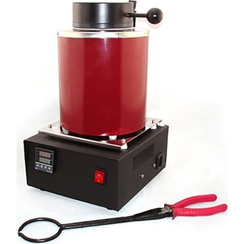 Electric Jewelry Melting Furnace 1KG/2KG/3KG, Aluminum, Copper, Gold, Lead, Silver, Induction melting ovan furnace