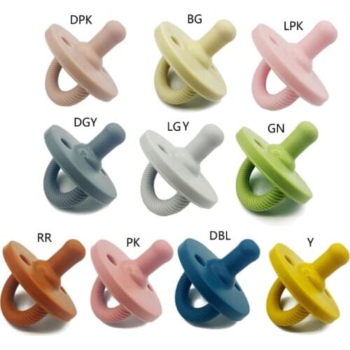 Flexible Baby Silicone Pacifier Infants Teething Chewing Supplies Newborn Comfort Appease Nipple Dummy Soother Teether Nursing A