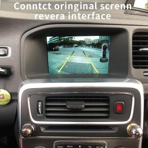 The interface reversing camera is used for Volvo XC60 V40 S60 S80 V60 2015 2017 2018 to adapt the camera after upgrading the ori
