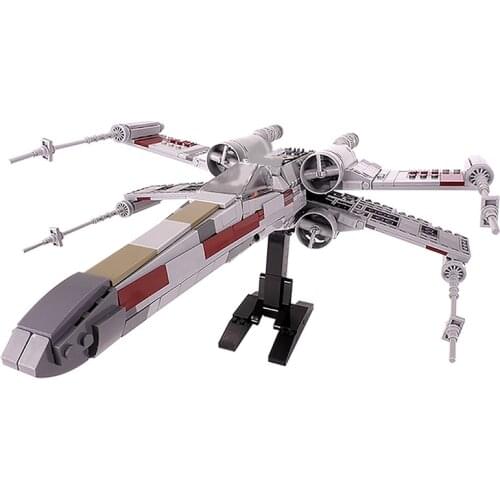 MOC Star Series Wars Starfighters Minifig Scale Plane DIY Model Building Blocks Bricks Assembly Toys For Kids Gift 1160pcs