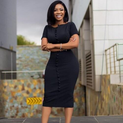 Офисные летние платья KUCLUT China At AliExpress