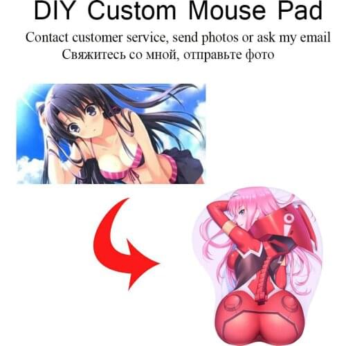 MaiRuige DIY Sexy Girl Game Anime PC Notebook Customize Ergonomic Computer Keyboard Wrist Rest Pad