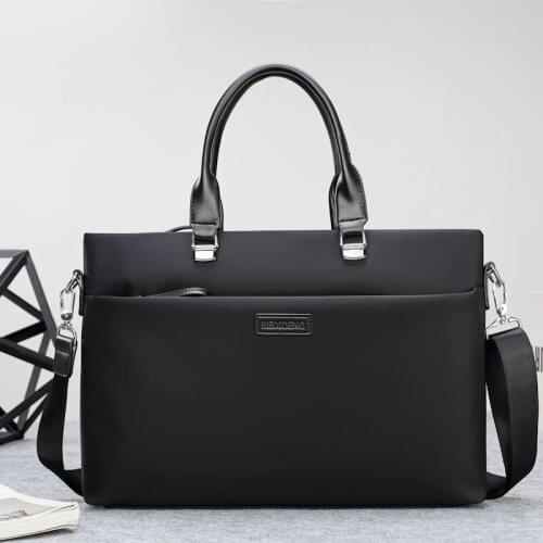 High quality mens handbag Oxford waterproof one shoulder slant style bag business briefcase cross shoulder one shoulder bag