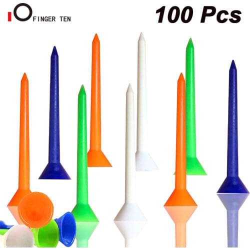 New Durable Big Cup Plastic Golf Tees 100 Pcs/Set Reduce Friction Unbreakable Tee for Men Women Golfer