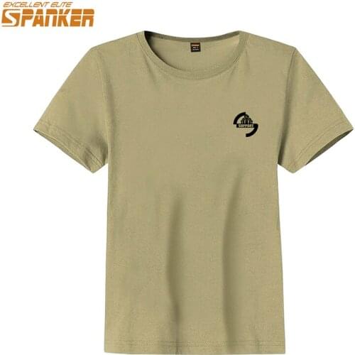 EXCELLENT ELITE SPANKER Outdoor Sport Crewneck Short Sleeve Tactical T-shirt SUPPORT Word Shirt Graphic Short sleeve