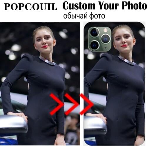 Custom Personalized Glass Phone Case For IPhone 9 6 S P 7 8 Plus X 11 Pro XS MAX XR Cover Customized Design Picture Name Photo