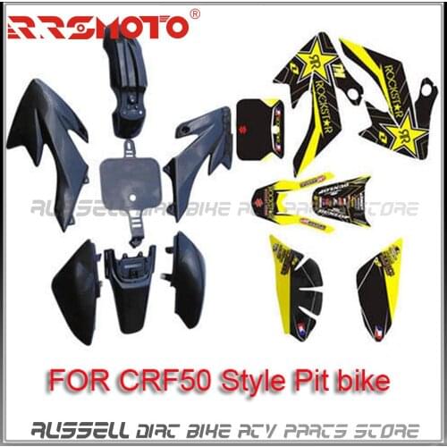 Plastic Fender Cover kits with 3M Graphics Decals stickers for DIRT PIT BIKES XR 50 CRF50 SSR70