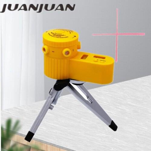 Plastic Multifunction cross Line Tool Device LED Laser Level Vertical Horizontal LV60 equipment measuring With Tripod 30% off