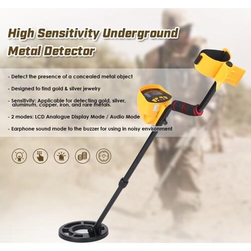 Metal Detector MD3010II Underground Metal Detector Pinpointer Gold Digger Treasure Hunter Metal Finder Treasures Seeking Tool