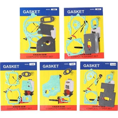 FULL GASKET SET SEALING FOR CHAINSAW 4500 5200 BRUSH CUTTER GRASS TRIMMER 40-5 44-5 TL43 TL52 139F GX35 140 45CC 43CC 52CC