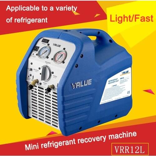 Portable Mini Refrigerant Recovery Machine For Recycling Mini Machine Portable Recovery Refrigerant United Machinery VRR12L